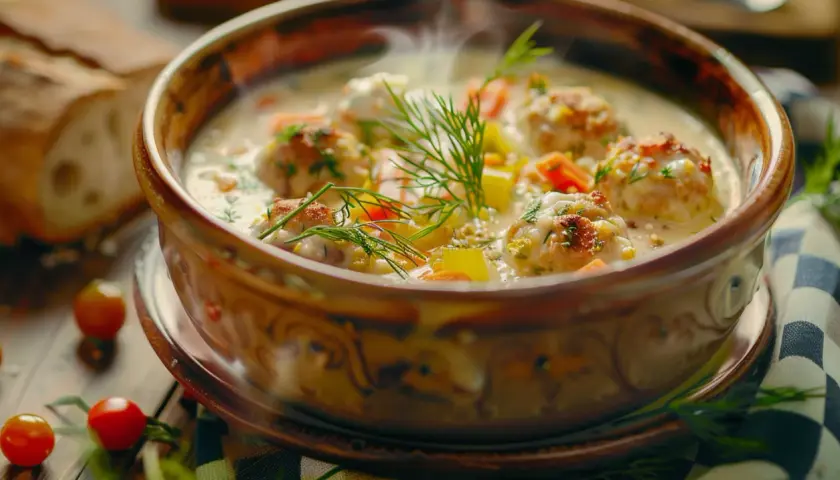 Zupa z klopsikami - porowa, jarzynowa lub koperkowa - przepisy