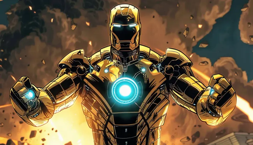 Iron Man - plakat z niesamowitym superbohaterem Marvela