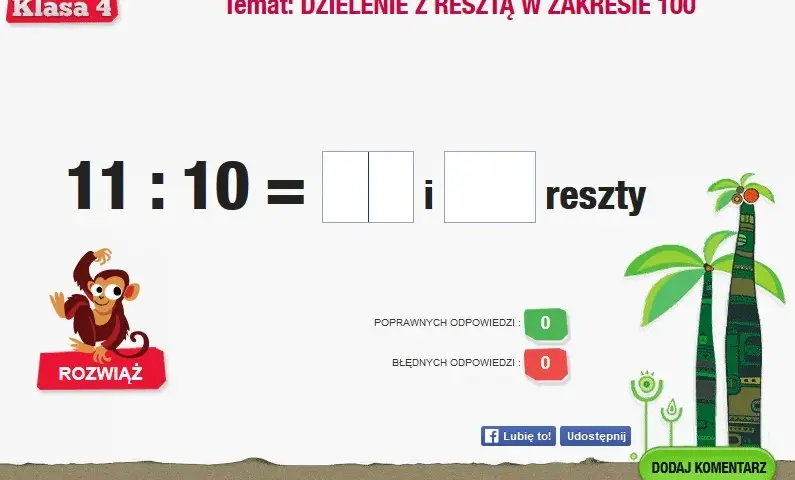 Dzielenie z resztą online: najprostszy sposób na naukę matematyki