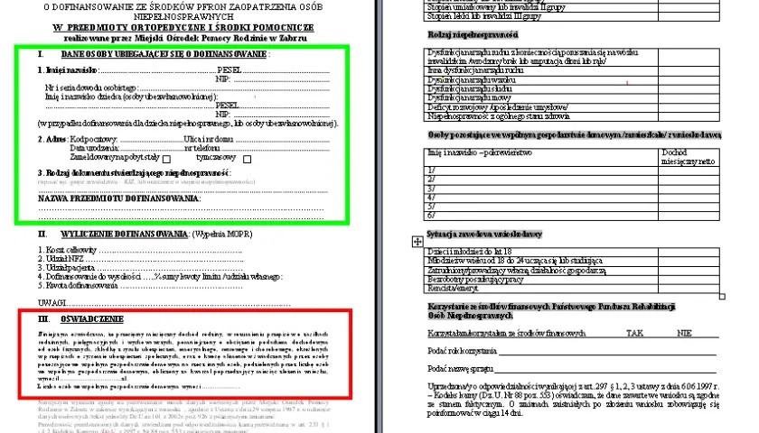 Jak wypełnić wniosek o dofinansowanie zaopatrzenia w przedmioty ortopedyczne bez błędów
