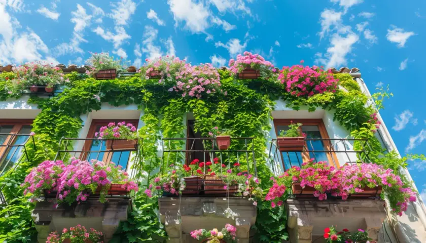 Kwiaty na balkon zdjęcia - Inspiracje na piękny balkon z roślinami 