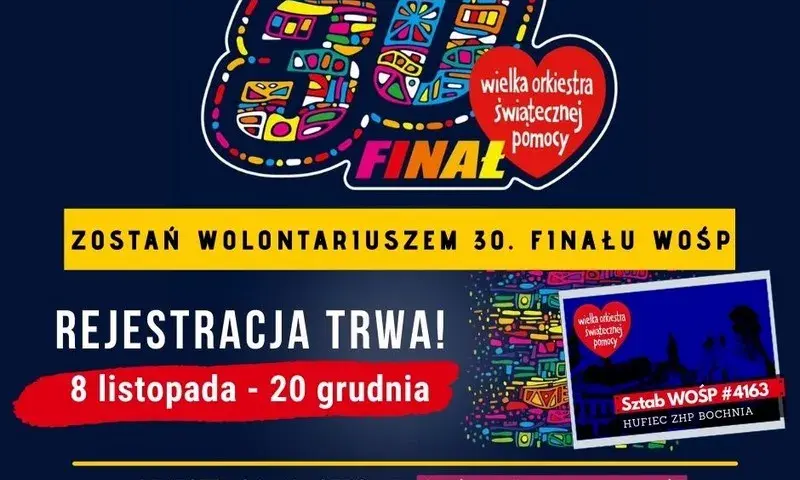 Do kiedy rejestracja wolontariuszy WOŚP? Nie przegap szansy!