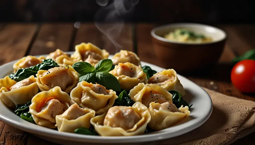 Pyszne przepisy na tortellini z kurczakiem i szpinakiem: Szybkie i smaczne dania
