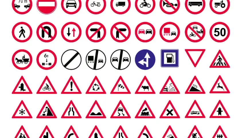Kompletna lista znaków drogowych z opisem - pobierz PDF i ucz się