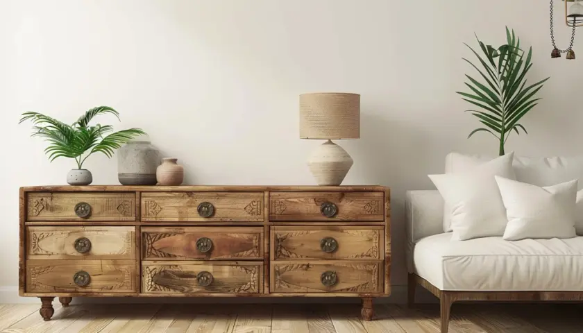 Aranżacja komody w salonie: 6 stylowych pomysłów