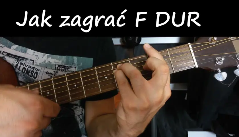  Czy ten akord f na gitarze grać? Opanuj chwyty akordu f dur na strunach