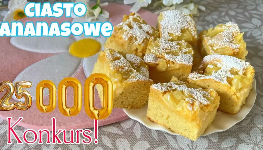 Najlepszy przepis na ciasto ananasowe - sprawdzony krok po kroku