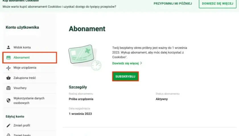  Abonament Cookidoo tanio i przystępnie - jak wykupić i ile kosztuje?