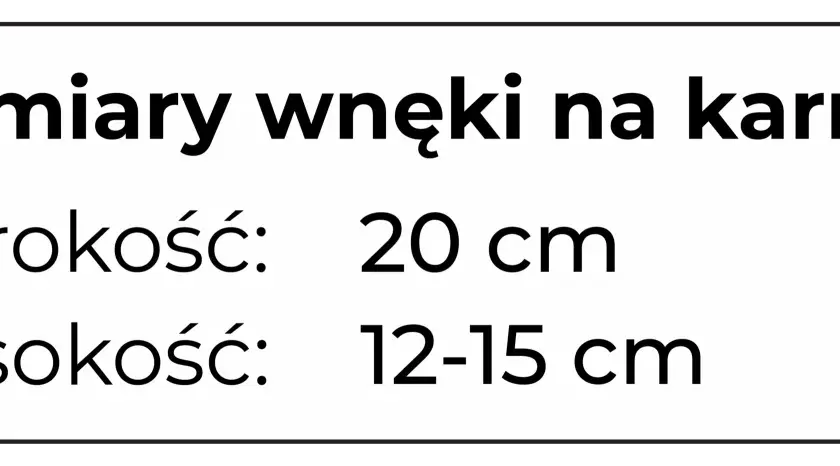 Wymiary wnęki na karnisz: szerokość 20 cm, wysokość 12-15 cm. Idealne do ukrytego karnisza w suficie podwieszanym.