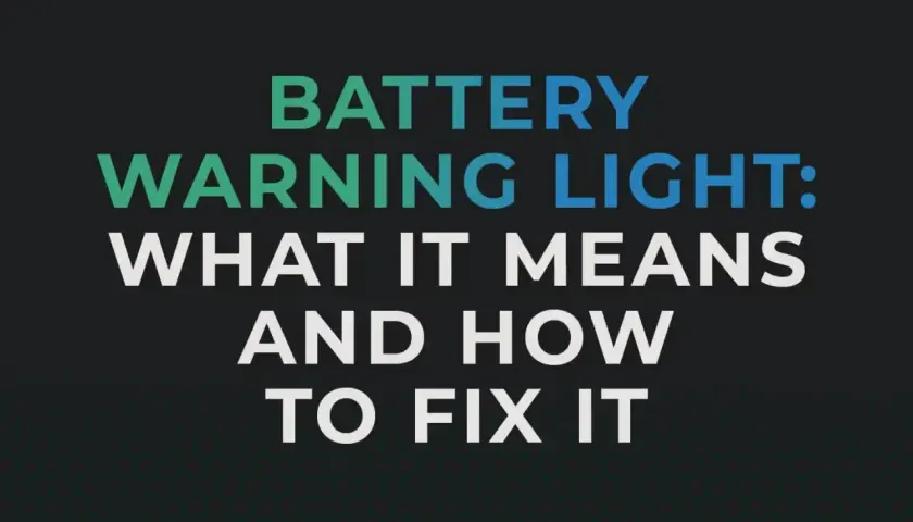 Spia batteria accesa durante la marcia: cosa significa e come risolvere il problema.