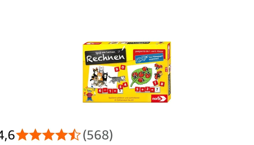 Spiel mit Zahlen: Lernspiel "Rechnen" mit Katzen und Marienkäfern für die 1. und 2. Klasse. Addieren und subtrahieren bis 20.