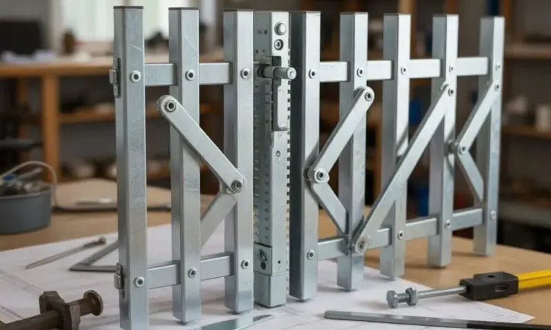 Mechanizmy bram harmonijkowych: montaż, wybór i DIY poradnik