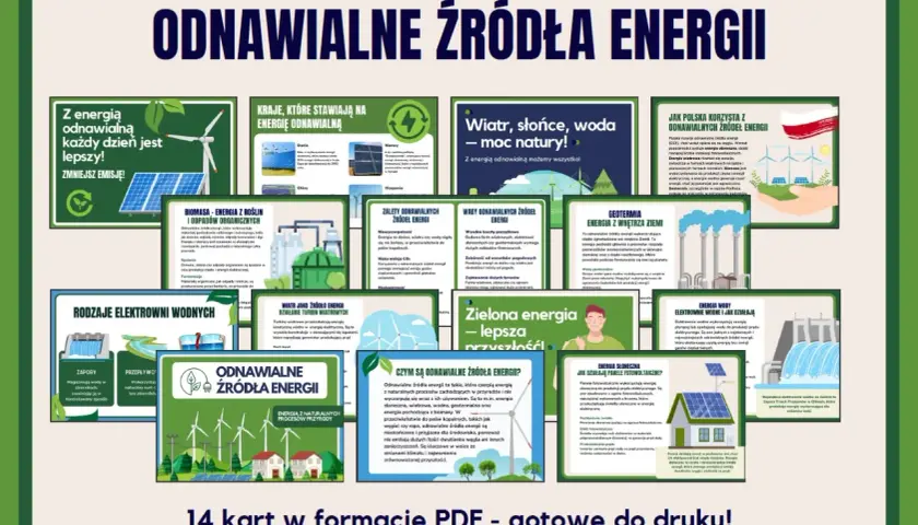 Odnawialne źródła energii to wiatr, słońce i woda. Z energią odnawialną każdy dzień jest lepszy!