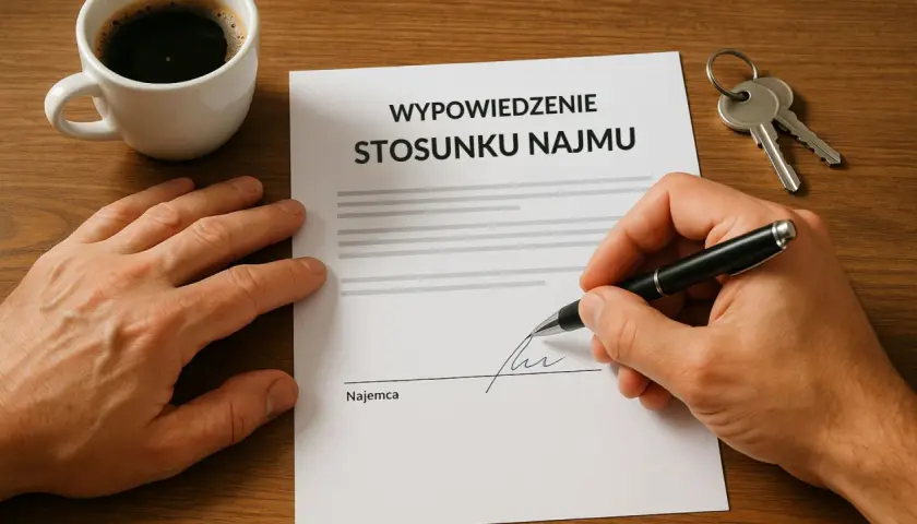 Podpisanie dokumentu "Wypowiedzenie stosunku najmu" to pierwszy krok, by dowiedzieć się, jak napisać wypowiedzenie najmu.