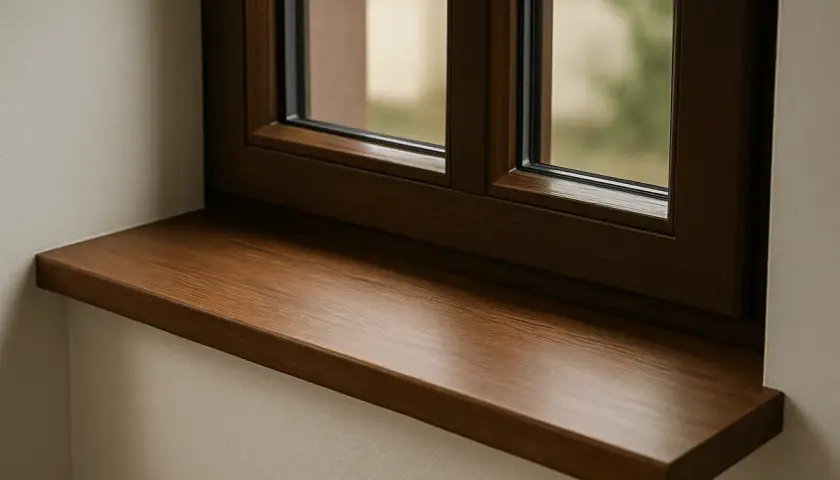 Eleganckie, drewniane parapety wewnętrzne dodają ciepła wnętrzu. Idealne do każdego domu.