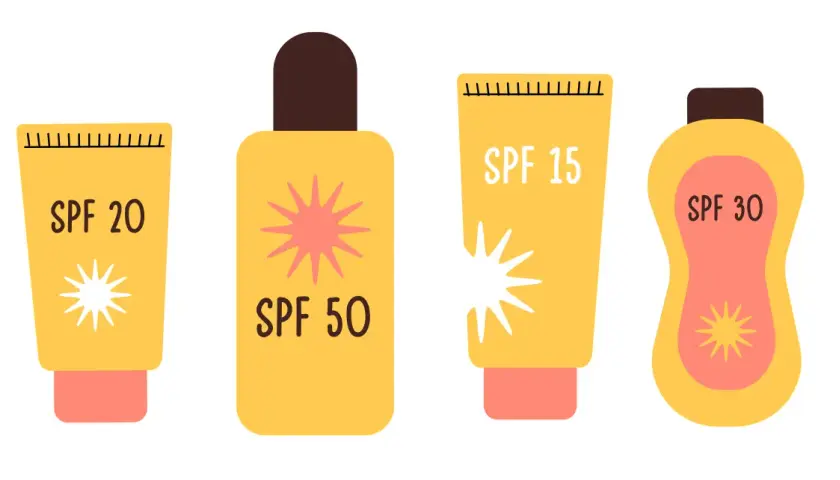 Cztery tubki z kremem z filtrem: SPF 20, SPF 50, SPF 15 i SPF 30. Dowiedz się, spf co to i jak chroni skórę.