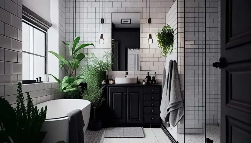 Jaka podłoga do biało-czarnej łazienki: 5 najlepszych rozwiązań na 2024