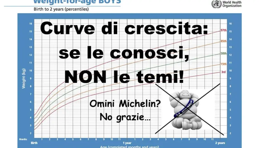 Curve di crescita per bambini: se le conosci, non le temi! Evita gli "Omini Michelin" seguendo i grafici OMS.