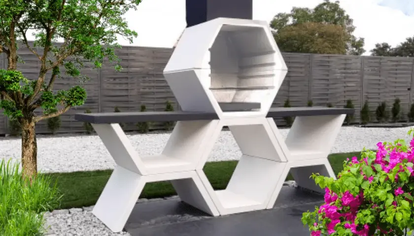 Nowoczesny grill ogrodowy betonowy: trwałość i styl w Twoim ogrodzie