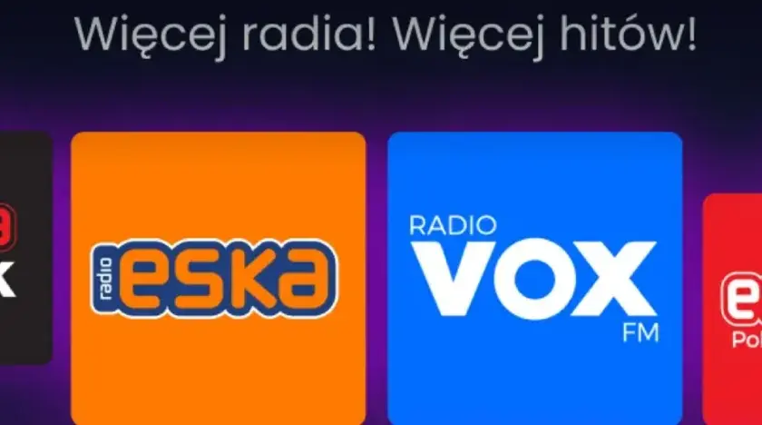 Logo Eska Rock, Eska, Radio VOX FM i Eska 2. Włącz ulubione rock radio i słuchaj hitów!