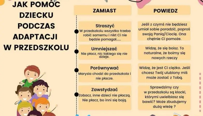 Adaptacja w przedszkolu - 10 sprawdzonych rad dla spokojnych rodziców