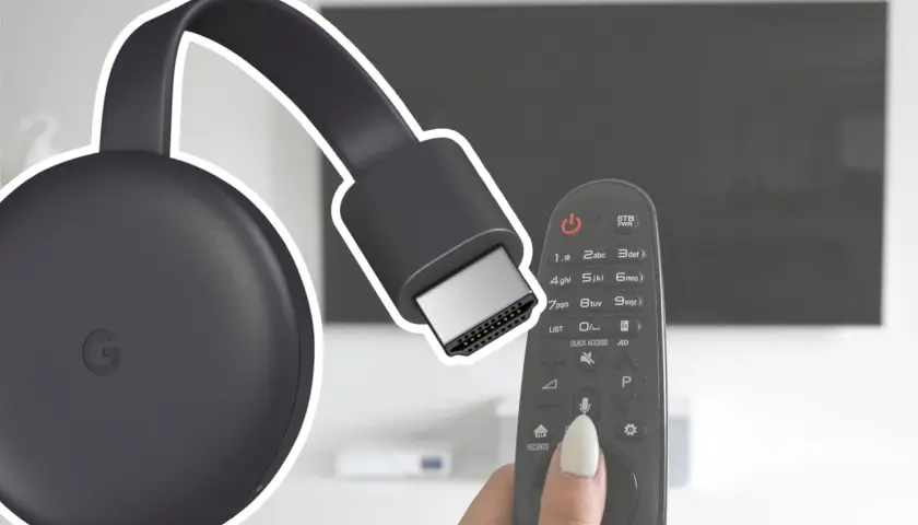 Przesyłanie obrazu z telefonu na TV przez USB. Google Chromecast i pilot do telewizora.