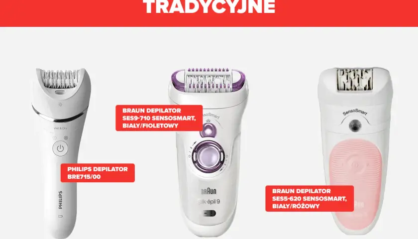 Depilator laserowy (IPL) do domu: Philips czy Braun? Ranking