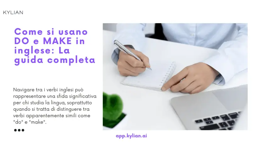 Guida completa su come usare DO e MAKE in inglese, spiegando la differenza tra questi verbi comuni.