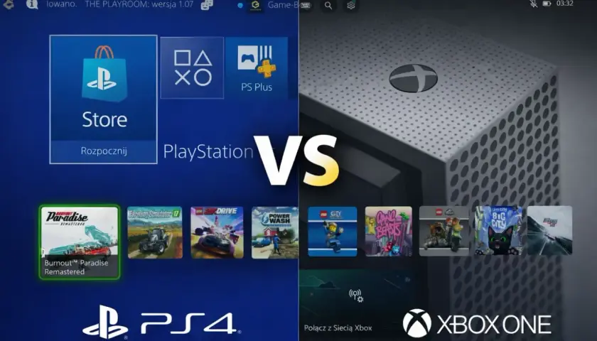 Porównanie interfejsów PlayStation 4 i Xbox One. Która konsola jest lepsza? Wybór między Xbox czy PlayStation to dylemat wielu graczy.