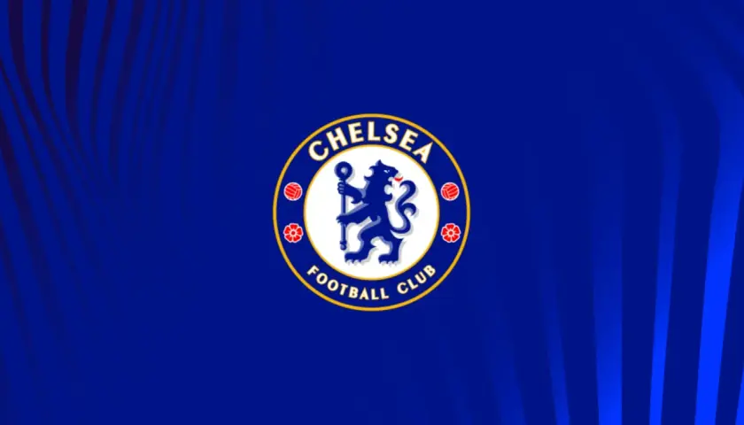 Herb Chelsea FC, symbol dumy i historii klubu, często widoczny dzięki wsparciu jego sponsorów.