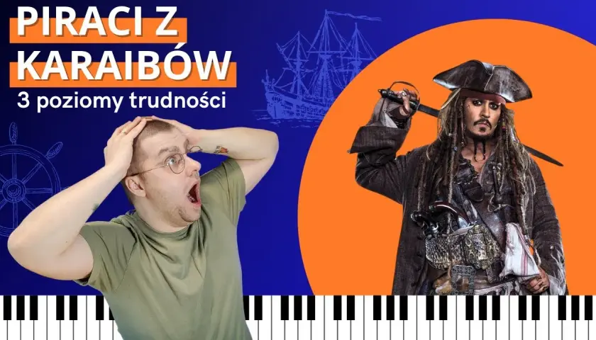 Jak zagrać na pianinie piraci z karaibów - łatwe nuty i porady