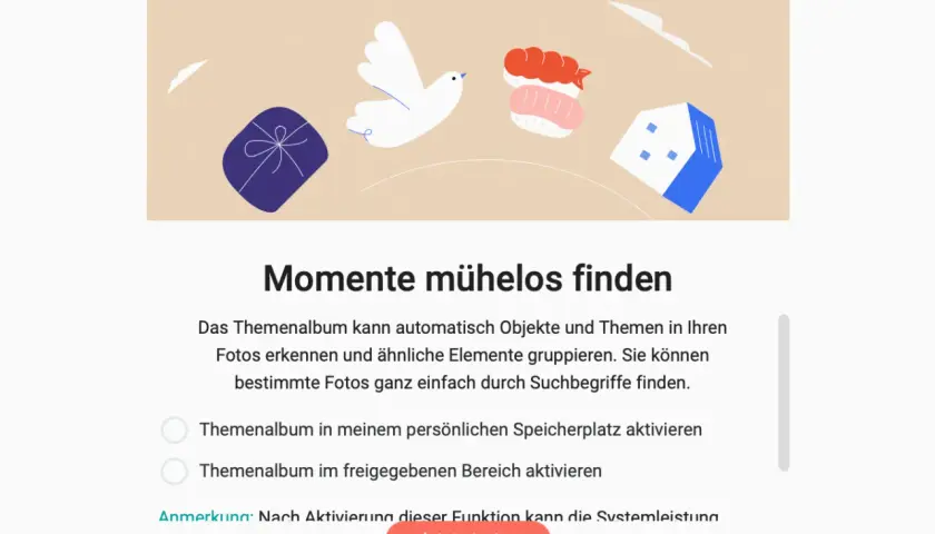 Synology Bilder verwalten: Themenalbum erkennt Objekte & Themen für einfache Suche. Starten Sie jetzt!