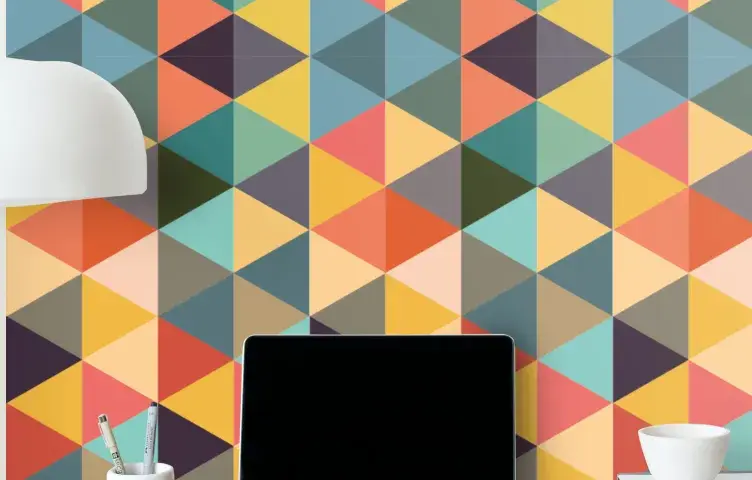 Tapeta wzory geometryczne: 5 trików na ożywienie wnętrza