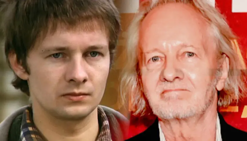 Młody i starszy mężczyzna, obsada serialu "Daleko od szosy".