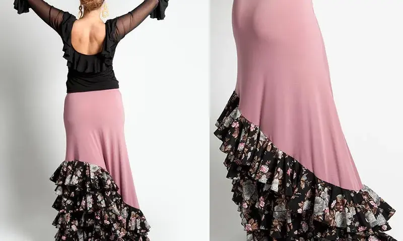 Falda de ensayo flamenco: Elige la perfecta para tu nivel y baile