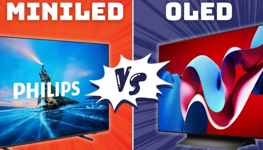 Porównanie technologii: Philips MiniLED kontra telewizor OLED. Który ekran wybrać?