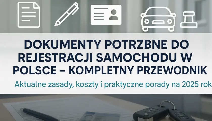 Jakie dokumenty do rejestracji samochodu: kompletna lista formalności 2025