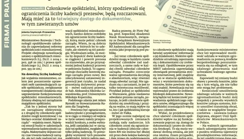 Kadencja rady nadzorczej w spółdzielni: co mówi prawo?