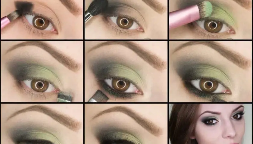 Tutorial trucco: come applicare l'ombretto verde per un look intenso. L'ombretto verde a chi sta bene? A chi ha occhi castani, come in questo esempio.