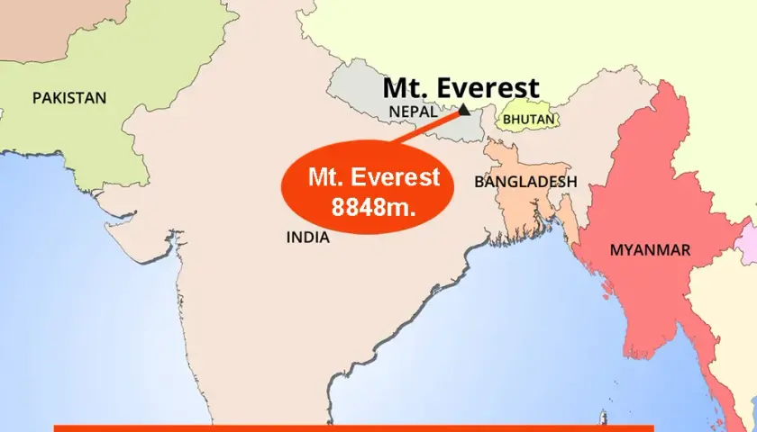 Gdzie leży Mount Everest? Nepal i Chiny dokładna lokalizacja