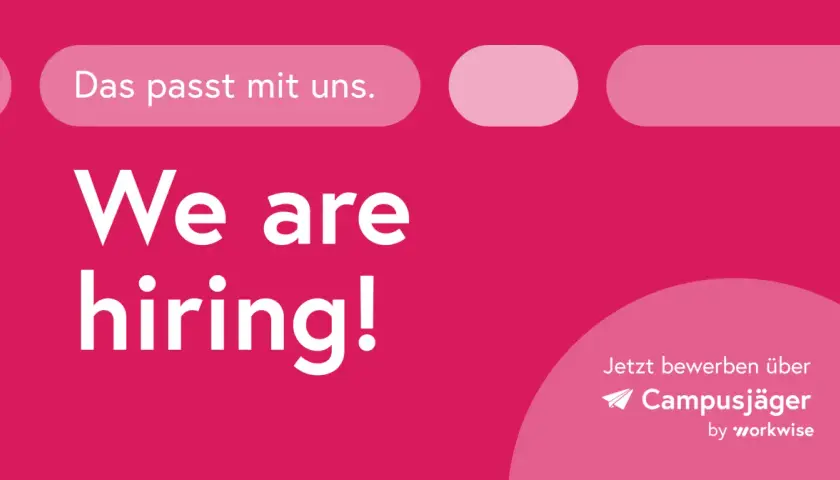 Wir suchen dich! Werde Werkstudent Marketing und gestalte mit uns die Zukunft. Bewirb dich jetzt über Campusjäger.