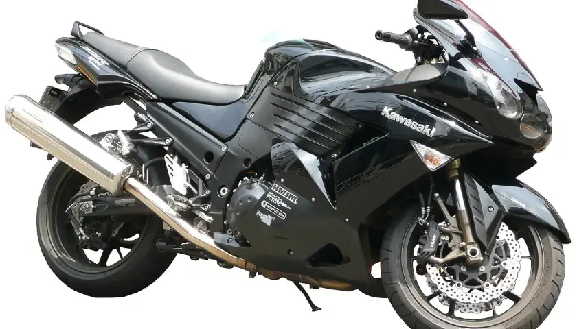 Czarny Kawasaki ZZR 1400. Poznaj jego dane techniczne i poczuj moc.