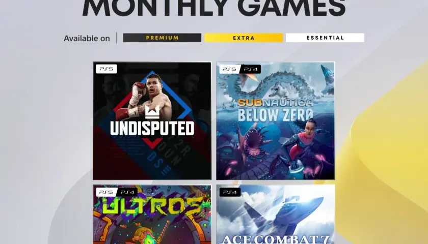 Gry w ramach PS Plus na luty: Undisputed, Subnautica: Below Zero, Ultros i Ace Combat 7.