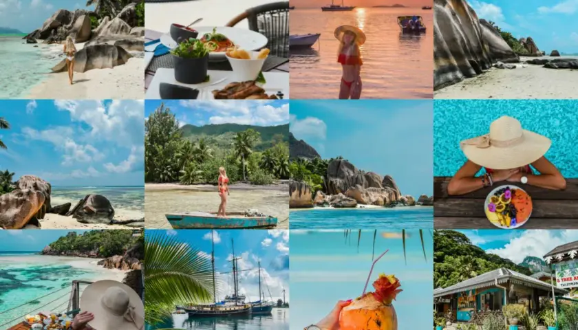 Rajskie wakacje: plaże, jedzenie, drinki i chwila na siestę w basenie.