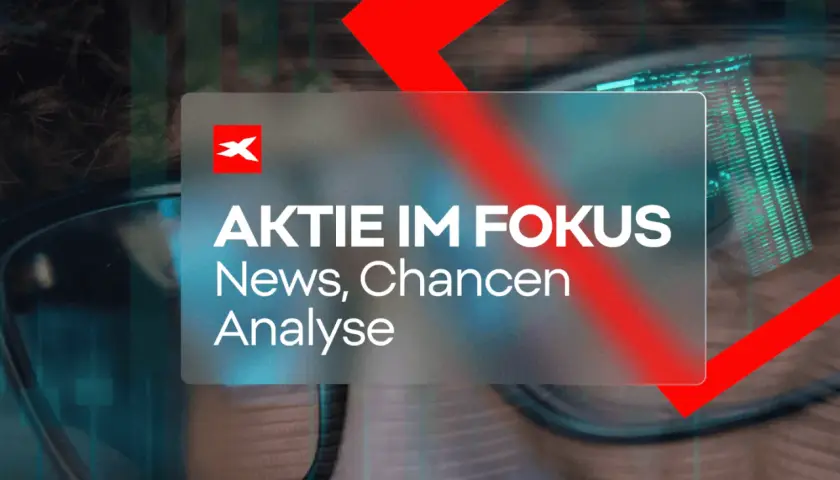 Aktie im Fokus: News, Chancen, Analyse. Ein roter Pfeil deutet auf die rtx aktie.