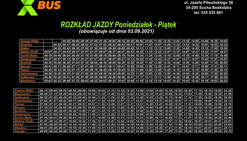 Maja Bus Kraków Zawoja: Skąd odjeżdża? Dokładny poradnik!