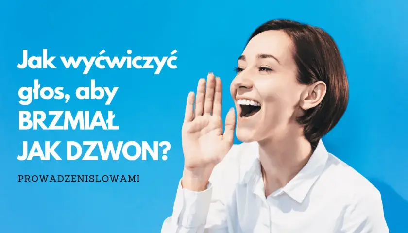Kobieta woła, ćwicząc tory oddychania, by jej głos brzmiał jak dzwon.