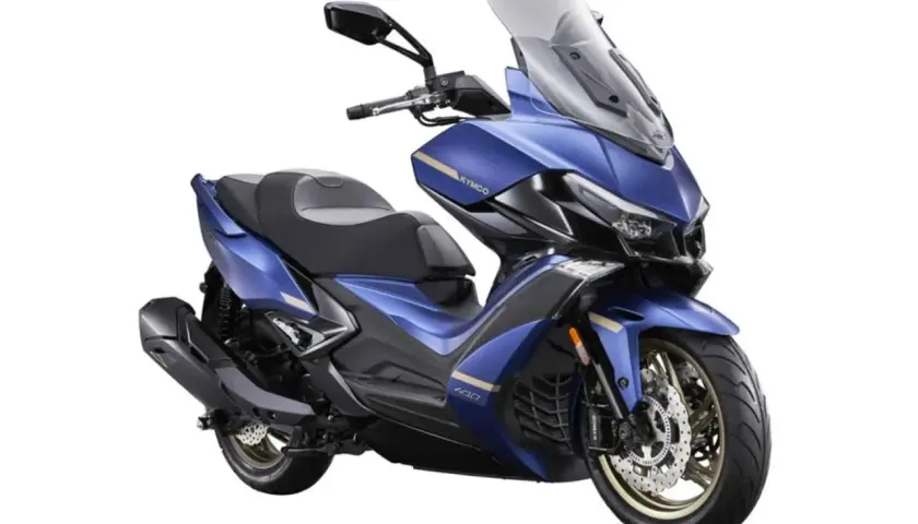 Scooter Kymco Xciting 400 azul, ideal para la ciudad. Descubre su kymco xciting 400 precio y características.