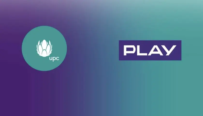 Logo UPC i napis PLAY. Dowiedz się, jak sprawdzić do kiedy umowa Play, aby uniknąć niespodzianek.