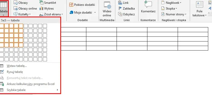 Jak przenieść tabelę z Worda do Excela bez utraty formatowania